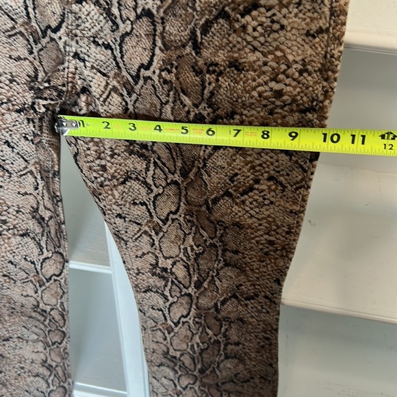 Reformation Jeans Peyton Snake High Rise Bootcut Jeans - 28 - Picture 10 of 13